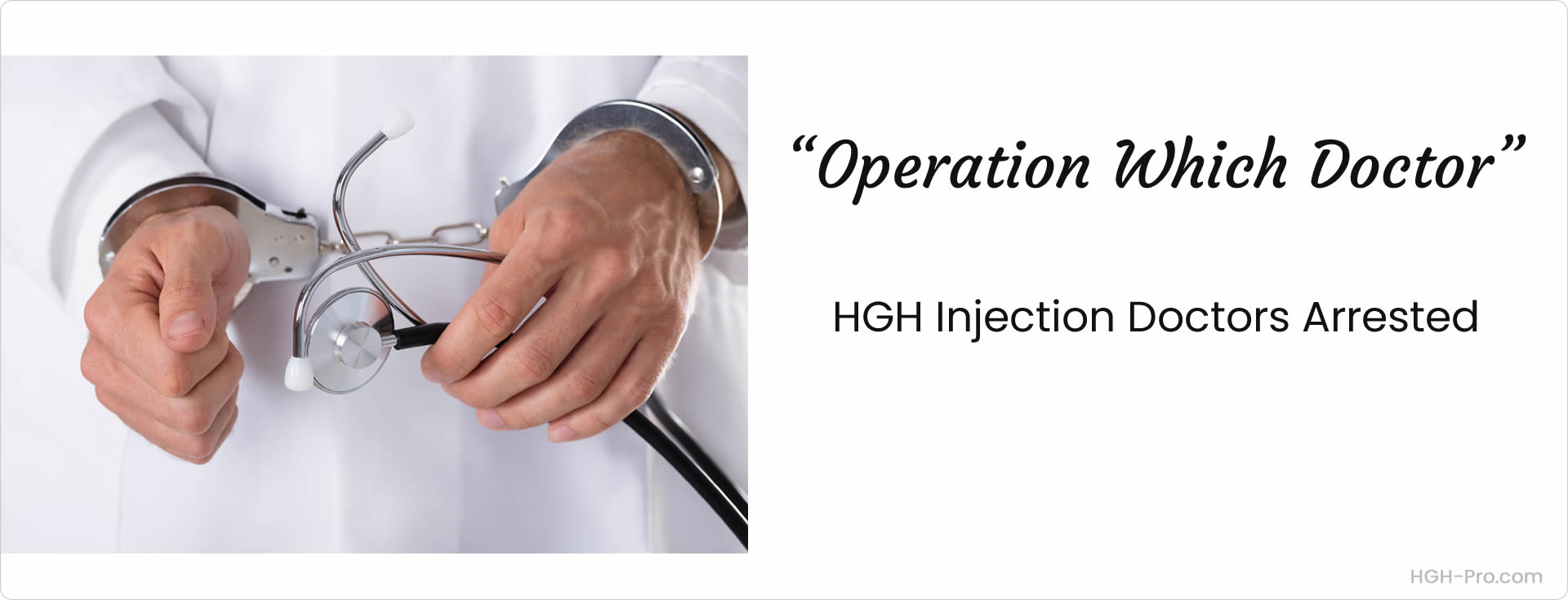 HGH doctors arrested in Operation Which Doctor