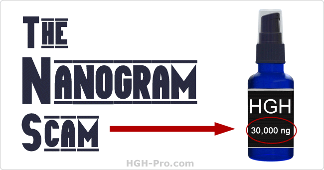 HGH nanogram scam