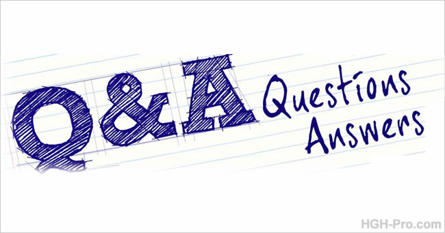 Q & A About Using HGH Products