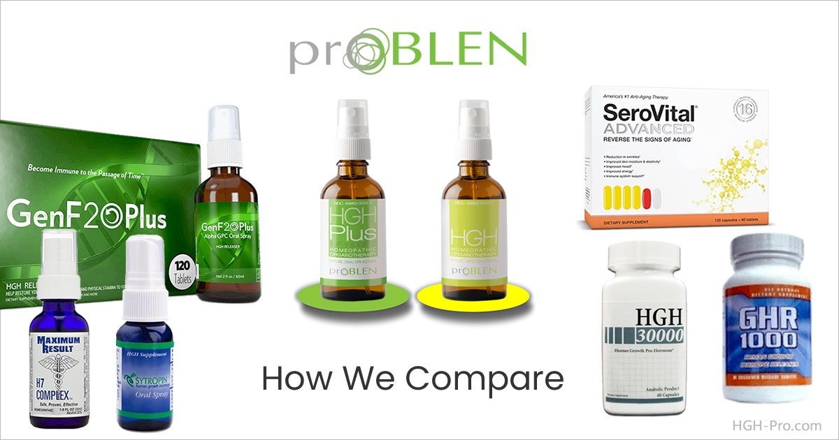 Comparing ProBLEN HGH Supplements With Various Other Products